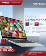 Advan Workplus AMD Ryzen 5 6600H 14'' FHD IPS 16GB 512GB Win 11