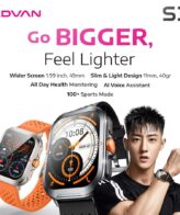 ADVAN Smartwatch S3 Waterproof 300mAh 1.99"